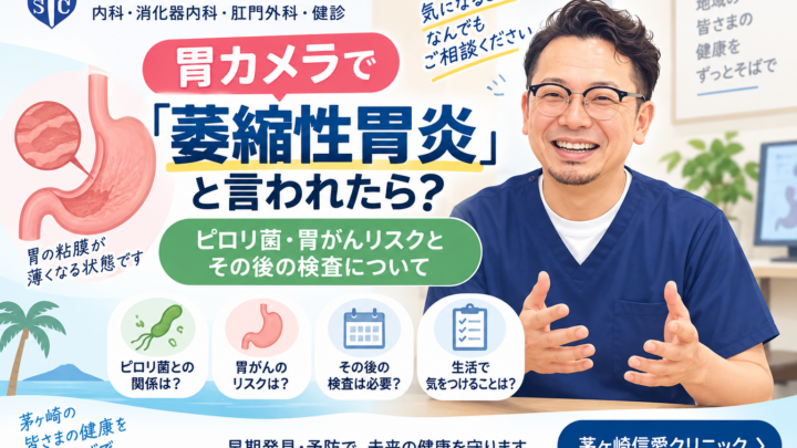 胃カメラで「萎縮性胃炎」と言われたら？ピロリ菌・胃がんリスクとその後の検査