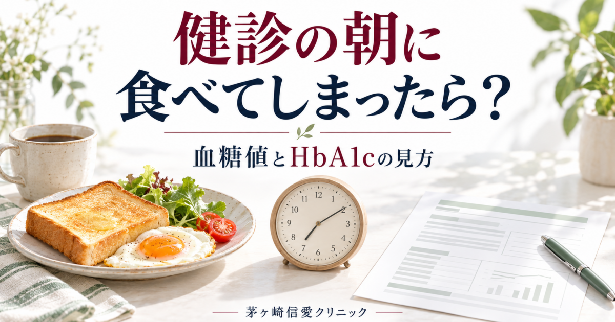 健診前に食事をしてしまったら？血糖値への影響と再検査の考え方