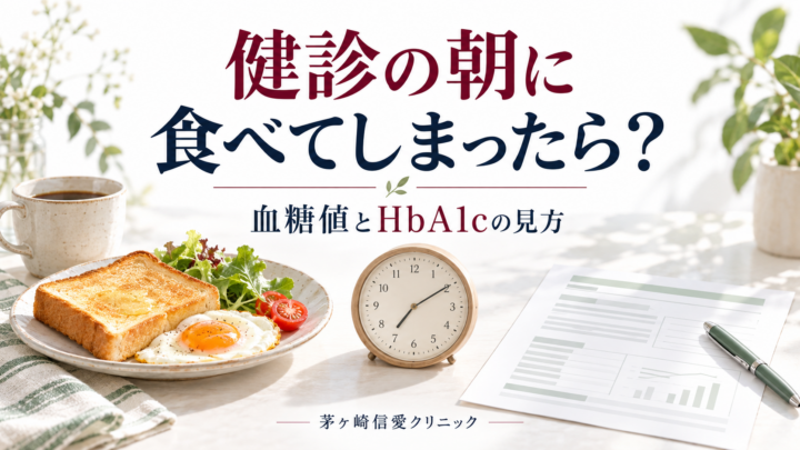 健診前に食事をしてしまったら？血糖値への影響と再検査の考え方